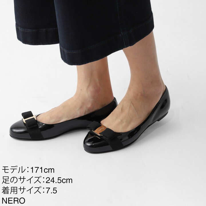 サルヴァトーレフェラガモ ヴァラオシモ NERO PATENTCALF - メルカリ 