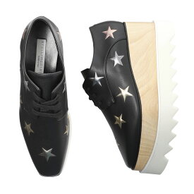 【アウトレット】【ラスト1点】ステラマッカートニー STELLA McCARTNEY レースアップシューズ プラットフォームシューズ ブラック レディース 810075 e00052 1022 ELYSE【返品送料無料】