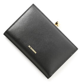 ジルサンダー JIL SANDER 2つ折り財布 小銭入れ付き ブラック レディース j07ui0015 p4840 001 GOJI PURSE SM【あす楽対応_関東】【返品送料無料】【ラッピング無料】[2024SS]