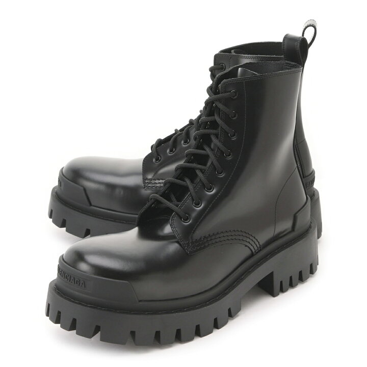 楽天市場】バレンシアガ BALENCIAGA レースアップブーツ ブラック 
