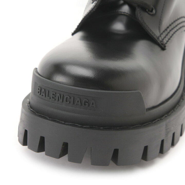 楽天市場】バレンシアガ BALENCIAGA レースアップブーツ ブラック 
