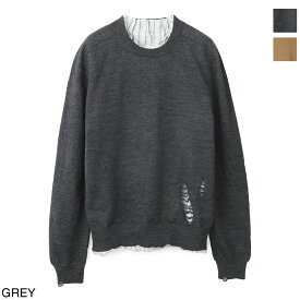 【アウトレット】メゾンマルジェラ Maison Margiela クルーネックニット si1ha0005 s17784 860【返品送料無料】