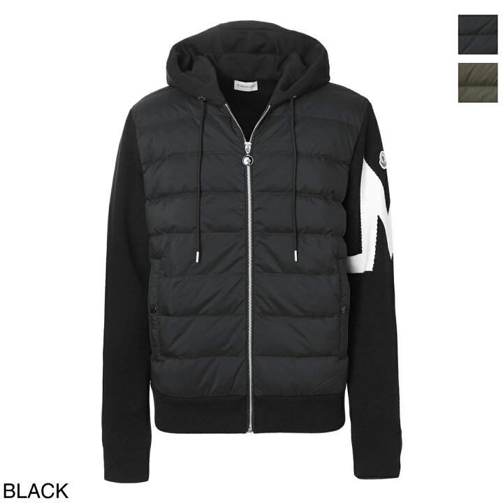 楽天市場】モンクレール MONCLER ダウン入りジップパーカ パディング 