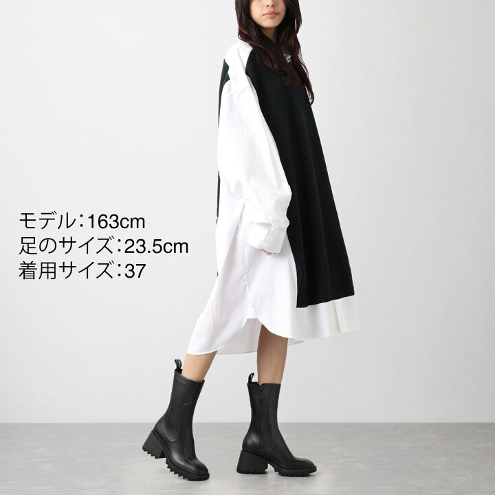 楽天市場】クロエ Chloe レインブーツ ブラック レディース 大きい  