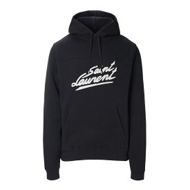 サンローラン SAINT LAURENT スウェットパーカ ブラック メンズ 677263 ybvb2 1095【返品送料無料】