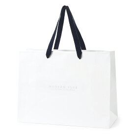 モダンブルー MODERN BLUE ショッピングバッグ Mサイズ ホワイト メンズ レディース shoppingbag 4【返品送料無料】【ラッピング無料】