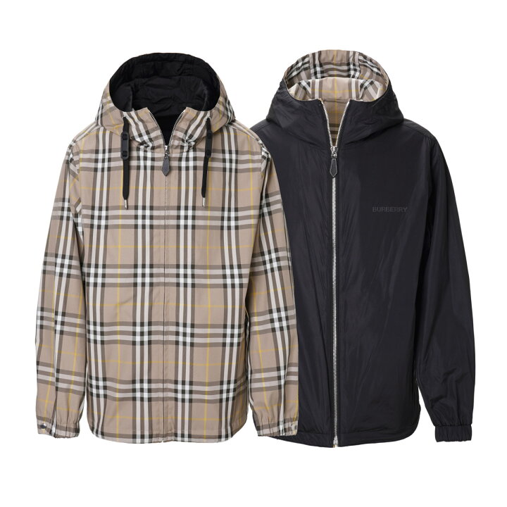 楽天市場】バーバリー BURBERRY リバーシブルジャケット フーデッド  