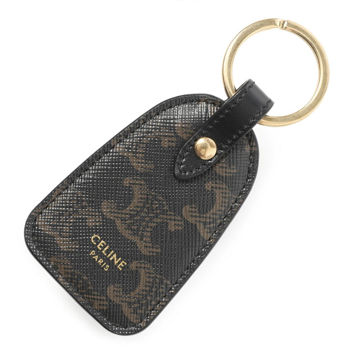 楽天市場】セリーヌ CELINE キーリング キーホルダー ブラック メンズ 