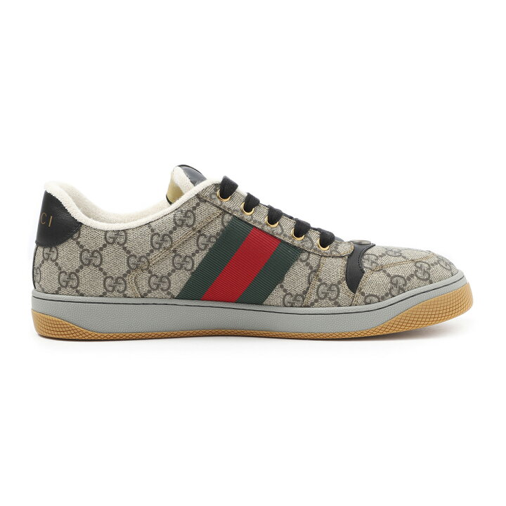 楽天市場】【アウトレット】グッチ GUCCI スニーカー ブラウン 674530 