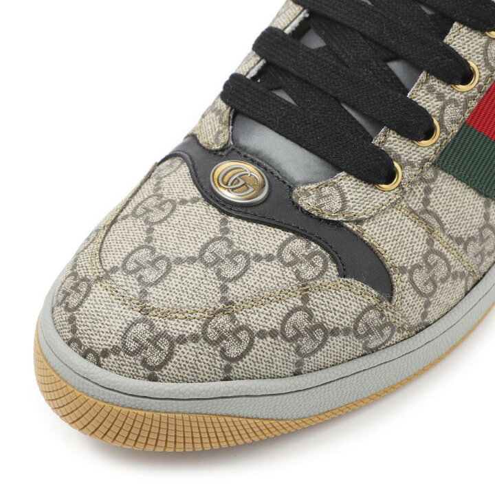 楽天市場】【アウトレット】グッチ GUCCI スニーカー ブラウン 674530 