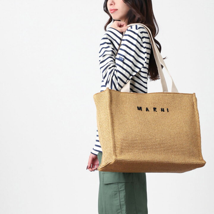 楽天市場】マルニ MARNI トートバッグ 2WAY ショッピングバッグ 