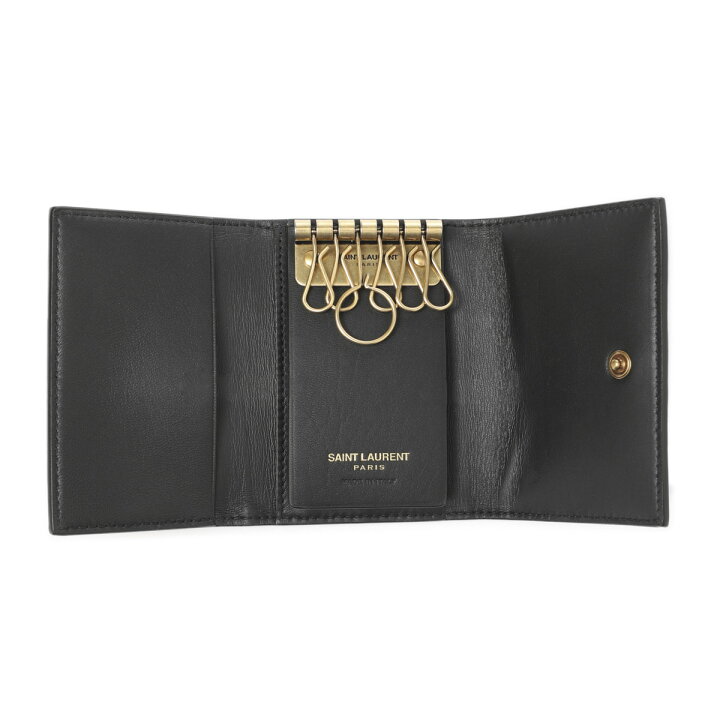 楽天市場】サンローラン SAINT LAURENT キーケース ブラック メンズ  