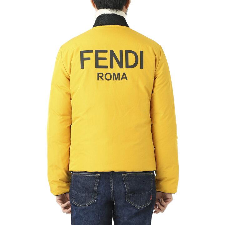 楽天市場】フェンディ FENDI リバーシブル ダウンジャケット マルチ 