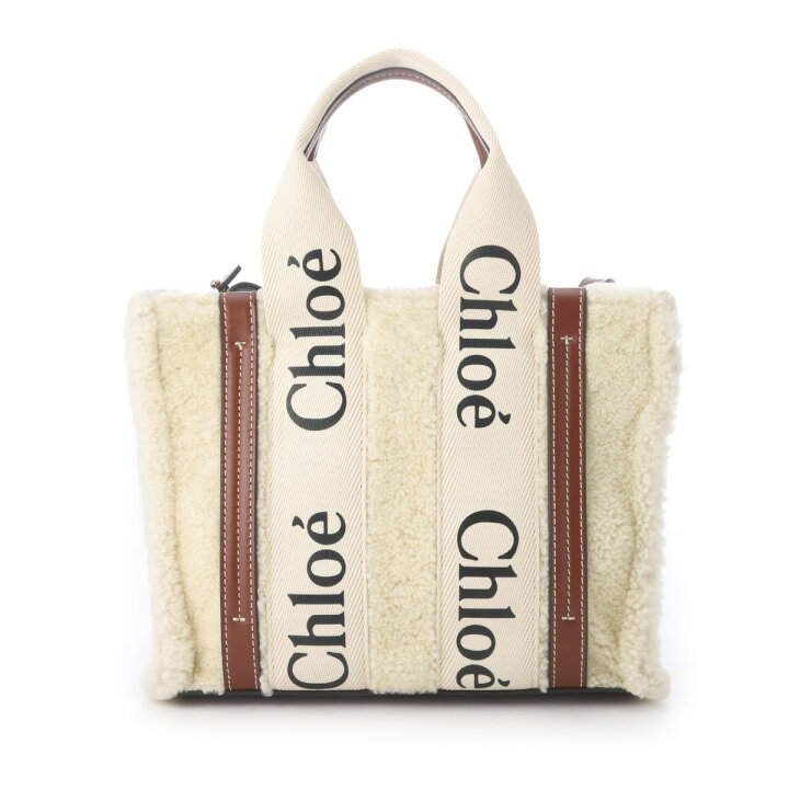 楽天市場】クロエ Chloe トートバッグ ショルダーバッグ ベージュ 