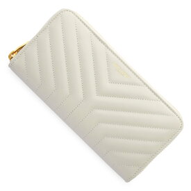 サンローラン SAINT LAURENT ラウンドファスナー 長財布 小銭入れ付き ホワイト レディース 650982 dv701 9207 JOAN【返品送料無料】