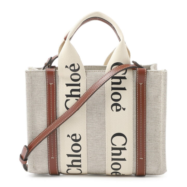 楽天市場】クロエ Chloe トートバッグ ショルダーバッグ ベージュ 