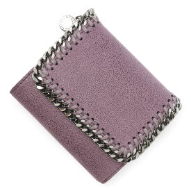 【アウトレット】ステラマッカートニー STELLA McCARTNEY 3つ折り財布 小銭入れ付き パープル レディース 431000 w9132 5162 FALABELLA SHAGGY DEER【返品送料無料】[]