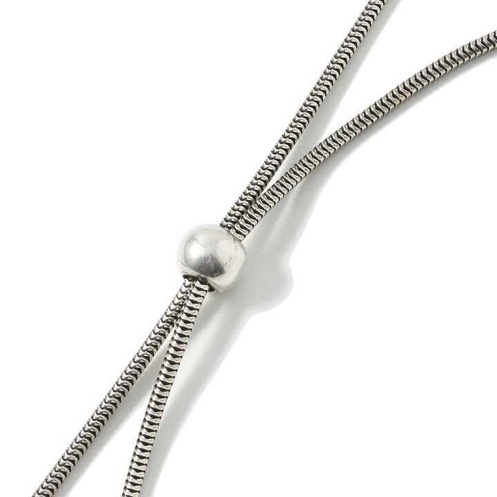 楽天市場】サンローラン SAINT LAURENT ループタイネックレス シルバー  