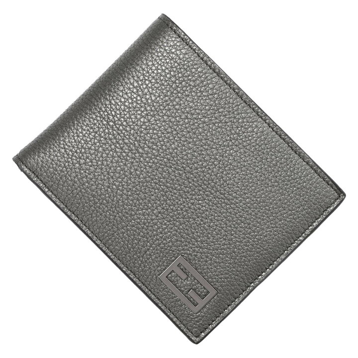 楽天市場】フェンディ FENDI 2つ折り財布 小銭入れ付き グレー メンズ  