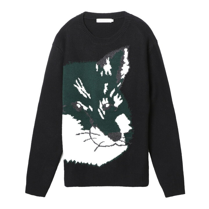 楽天市場】メゾンキツネ MAISON KITSUNE クルーネックニット セーター  