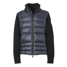 モンクレール グルノーブル MONCLER GRENOBLE ダウン切り替え ジップアップカーディガン ブルー メンズ 9b00004 94778 771【返品送料無料】【ラッピング無料】[2022AW]