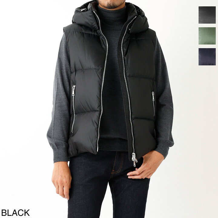 楽天市場】タトラス TATRAS ダウンベスト mtat22a4834 d 01 black 
