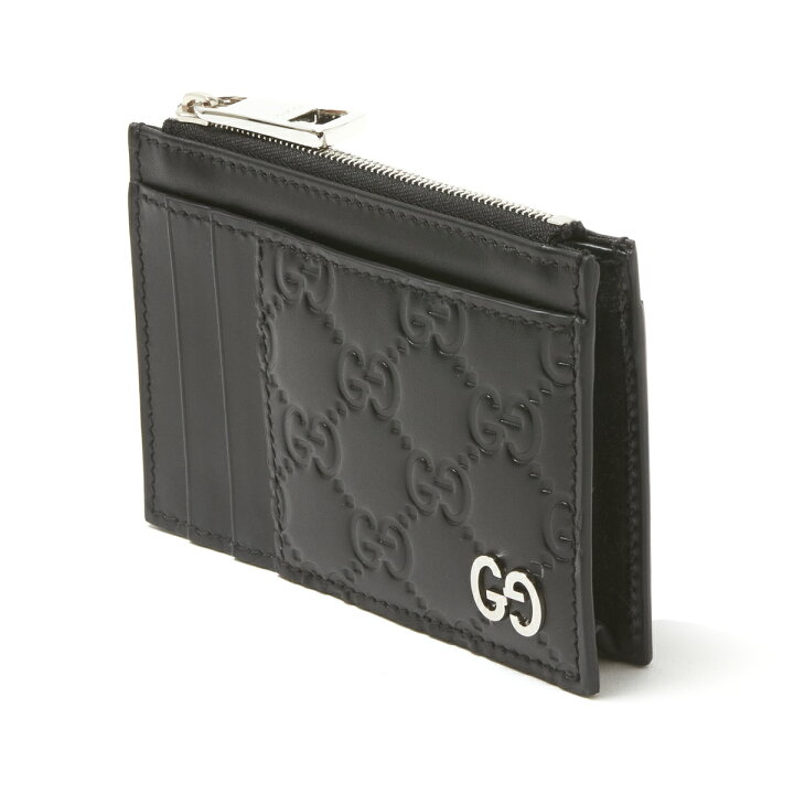 楽天市場】グッチ GUCCI カードケース 小銭入れ付き ブラック 597560 