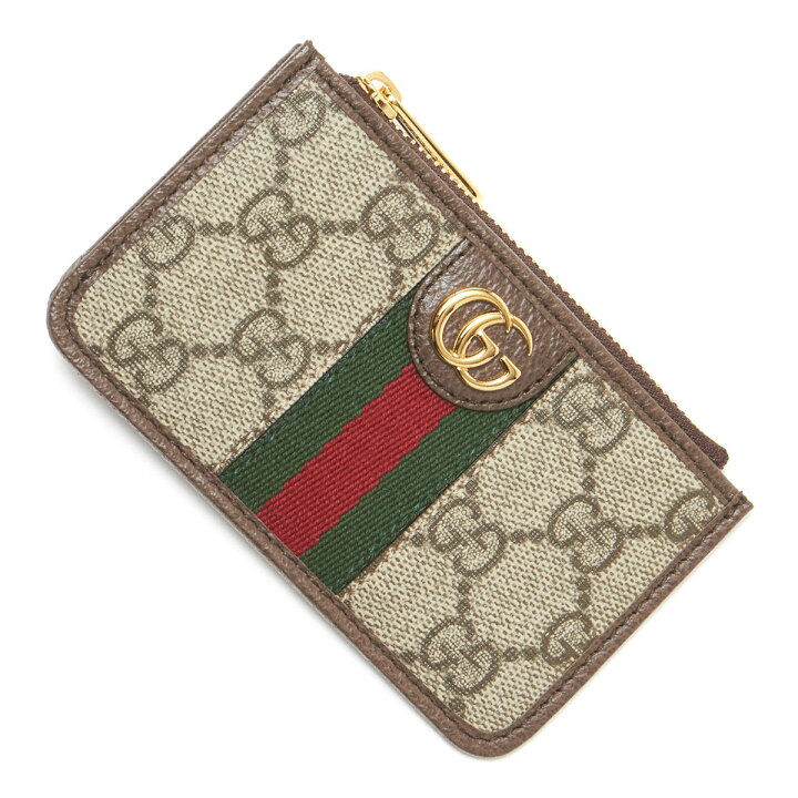 楽天市場】グッチ GUCCI カードケース 小銭入れ付き ベージュ 