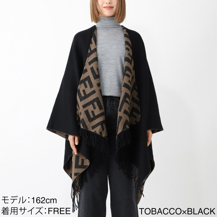 楽天市場】フェンディ FENDI ケープ ポンチョ レディース fxx715 aeow  