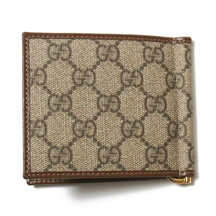 楽天市場】グッチ GUCCI マネークリップ ベージュ 700686 92tcg 8563  