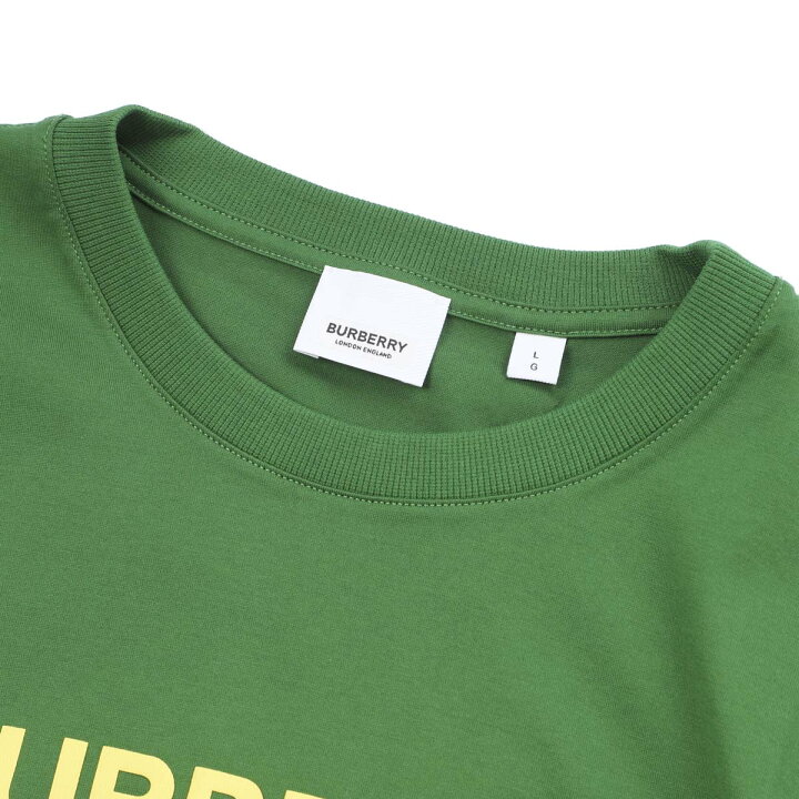楽天市場】バーバリー BURBERRY クルーネック半袖Tシャツ グリーン 