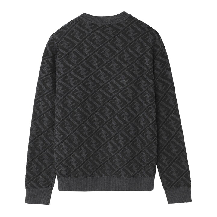 楽天市場】フェンディ FENDI クルーネックニット セーター ブラック  