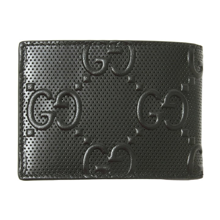 楽天市場】【アウトレット】グッチ GUCCI 2つ折り財布 ブラック 625559 