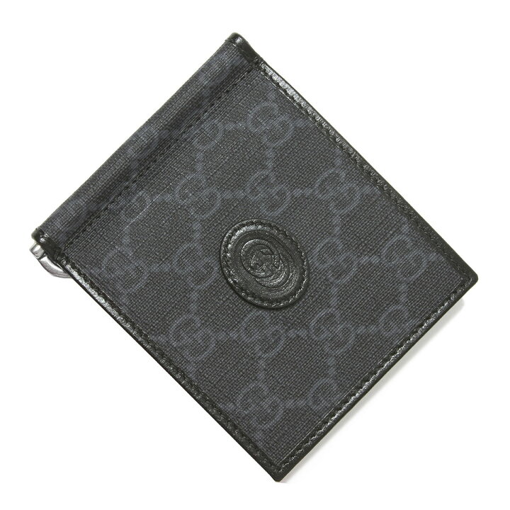 楽天市場】グッチ GUCCI マネークリップ ブラック 700686 92tcf 1000 