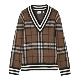 バーバリー BURBERRY Vネックニット ブラウン 8048135 birchbrown【あす楽対応_関東】【返品送料無料】