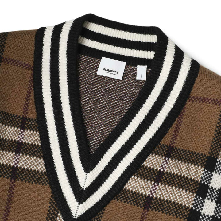 楽天市場】【アウトレット】バーバリー BURBERRY Vネックニット 
