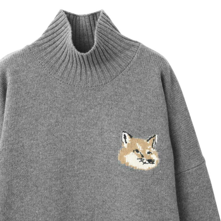 楽天市場】メゾンキツネ MAISON KITSUNE ハイネックニット 
