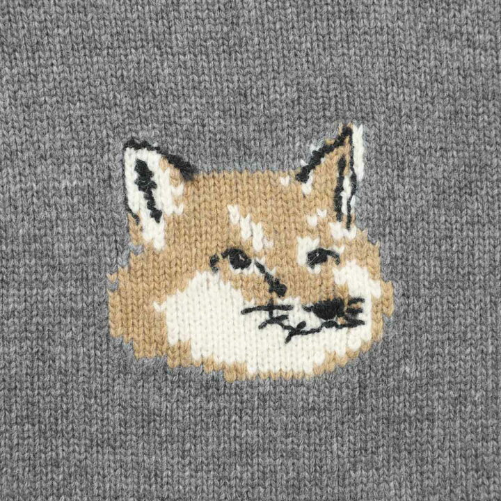 楽天市場】メゾンキツネ MAISON KITSUNE ハイネックニット 