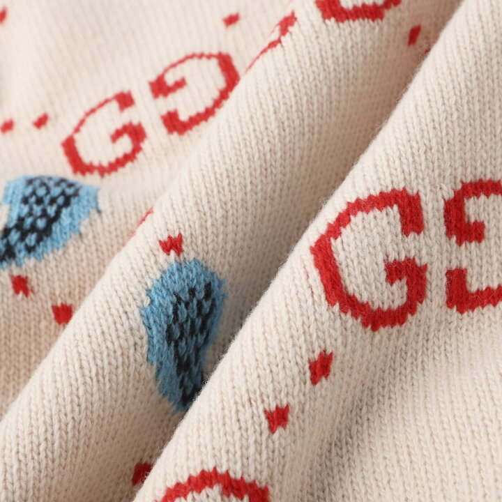 楽天市場】グッチ GUCCI クルーネックニット ベージュ メンズ 661836 