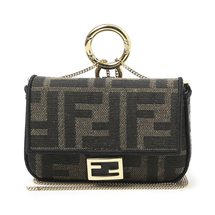 楽天市場】フェンディ FENDI チャーム バッグチャーム ブラウン 