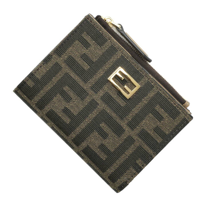 楽天市場】フェンディ FENDI 2つ折り財布 小銭入れ付き ブラウン 
