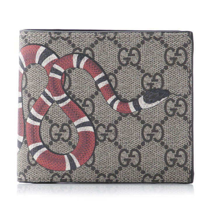 楽天市場】グッチ GUCCI 2つ折り財布 小銭入れ付き ベージュ メンズ 