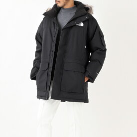 ノースフェイス THE NORTH FACE ダウンコート ブラック nf0a4m8g jk3 RECYCLED MCMURDO JACKET【返品送料無料】