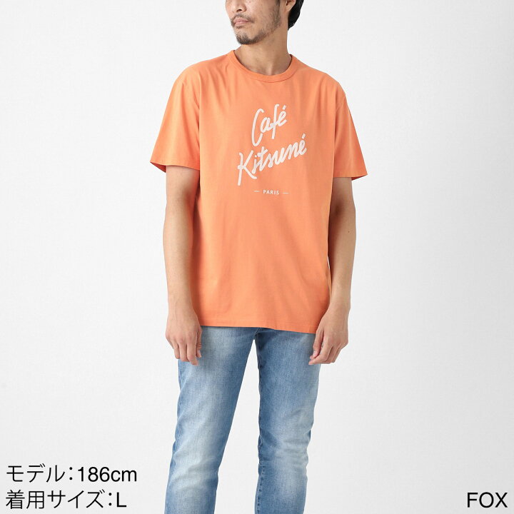 楽天市場】メゾンキツネ MAISON KITSUNE クルーネックTシャツ メンズ 