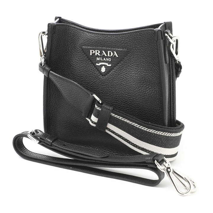 楽天市場】プラダ PRADA ショルダーバッグ ブラック レディース 1bh191 