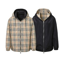 バーバリー BURBERRY リバーシブルジャケット フーデッドジャケット ベージュ 8027097 archivebeige ip chk REVERSIBLE Vintage CHECK HOODED JACKET【返品送料無料】[2023SS]