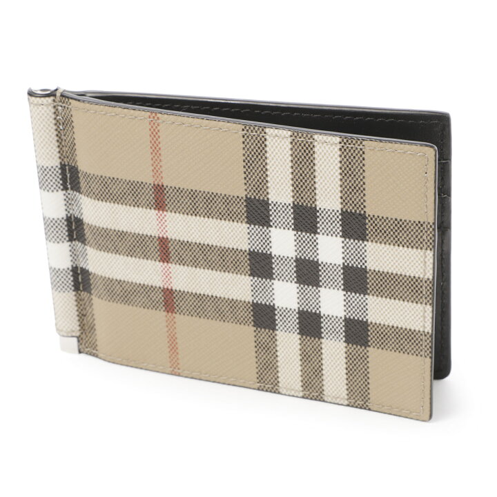 楽天市場】バーバリー BURBERRY マネークリップ ベージュ 8062626 