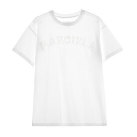 【2万円均一】【アウトレット】メゾンマルジェラ Maison Margiela クルーネック半袖Tシャツ ホワイト レディース s51gc0519 s22816 100【返品送料無料】【ラッピング無料】