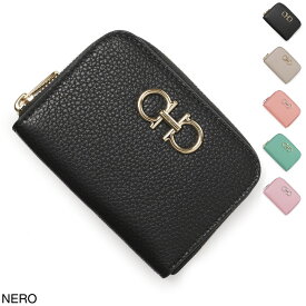 フェラガモ FERRAGAMO (Salvatore Ferragamo) カードケース コンパクトウォレット レディース 220406 0758664 nero nero【返品送料無料】【ラッピング無料】