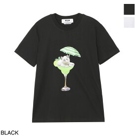 エムエスジーエム MSGM クルーネックTシャツ レディース 3441mdm191 237002 99【あす楽対応_関東】【返品送料無料】【ラッピング無料】[2023SS]